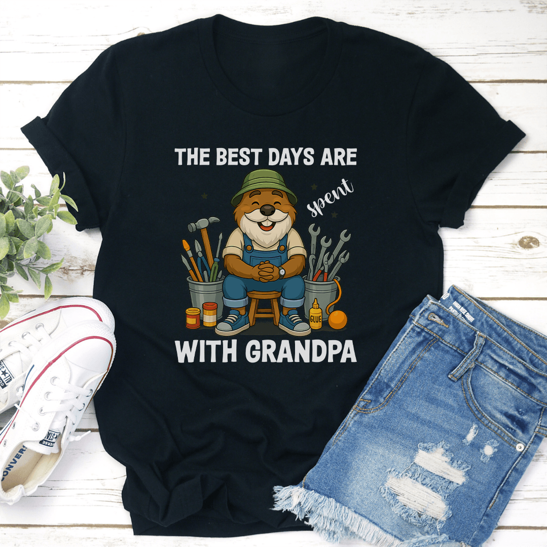 The Best Days Are Spend With Grandpa Tee 1