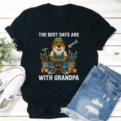 The Best Days Are Spend With Grandpa Tee 1