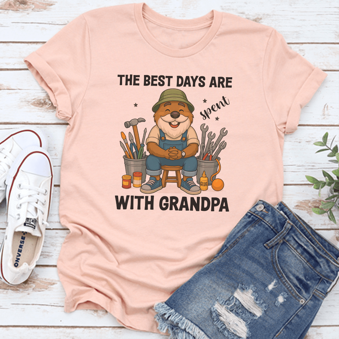The Best Days Are Spend With Grandpa Tee 2
