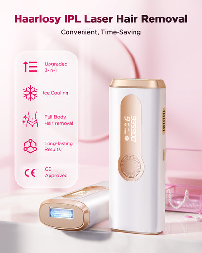 Flash IPL Hair Removal Device for Men & Women, 999,900 Flashes, Full Body Use