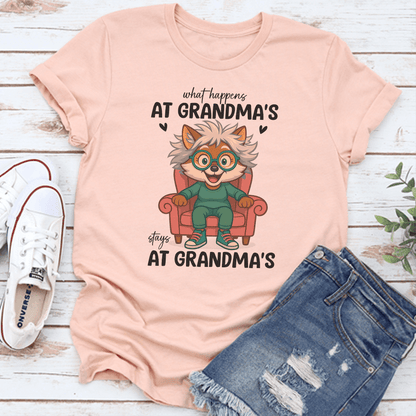 What Happens At Grandma's Styles At Grandma's Tee