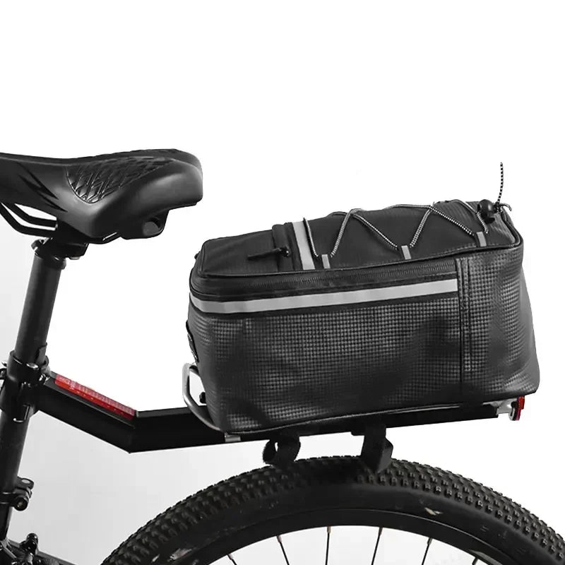 Quick Release Rear Bike Cargo Rack Aluminium Alloy Bicycle Luggage Carrier with Tail Reflector, Fits Seatpost up to 33m