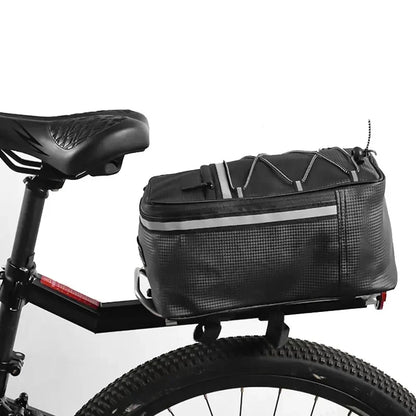 Quick Release Rear Bike Cargo Rack Aluminium Alloy Bicycle Luggage Carrier with Tail Reflector, Fits Seatpost up to 33m