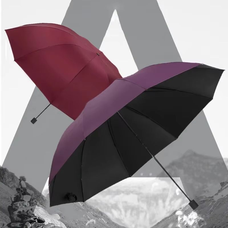 Large Windproof Outdoor Umbrella  51Inch Manual TenBone Rain  Sun Protection 1