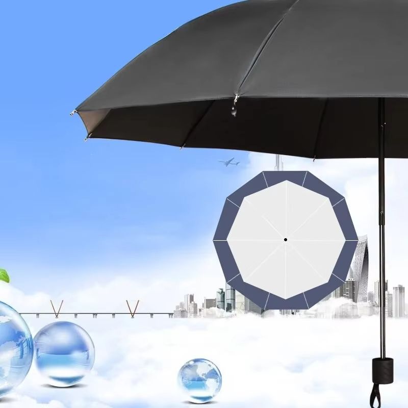 Large Windproof Outdoor Umbrella  51Inch Manual TenBone Rain  Sun Protection 3