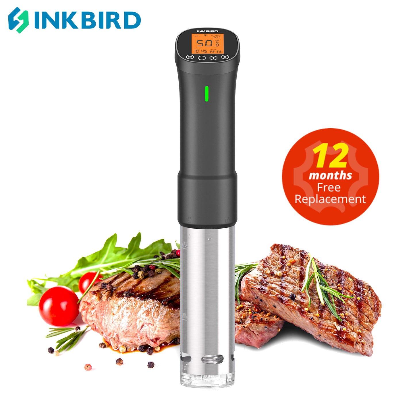Precision Cooker Powerful & Durable Immersion Circulator with Stainless Steel Components, Rapid-Heat Immersion Cooker