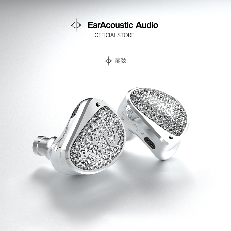 HiFi IEM Earphones EarAcoustic STA-Hi End MAX, Dual Driver 10mm DLC & 6mm Composite, Wired Audiophile In-Ear Monitors