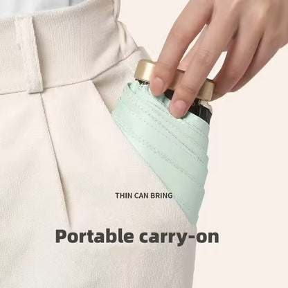 Mini Capsule Umbrella Small Folding Pocket UV Protection Umbrella 1