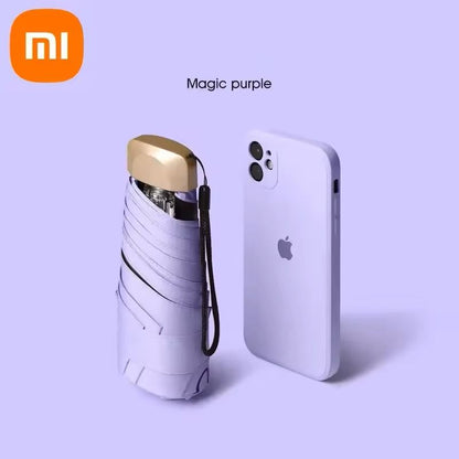 Mini Capsule Umbrella Small Folding Pocket UV Protection Umbrella 13