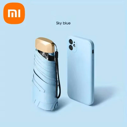 Mini Capsule Umbrella Small Folding Pocket UV Protection Umbrella 14