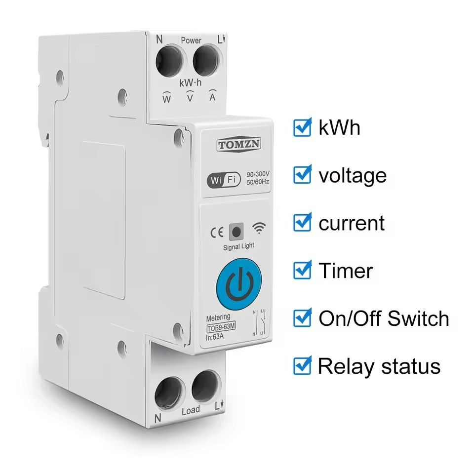 WiFi Smart Switch Energy Meter With KWh Monitoring And Timer Relay 1