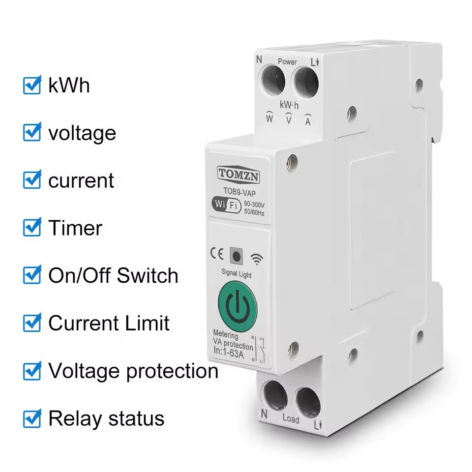 WiFi Smart Switch Energy Meter With KWh Monitoring And Timer Relay 2