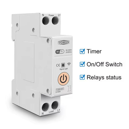 WiFi Smart Switch Energy Meter With KWh Monitoring And Timer Relay 4