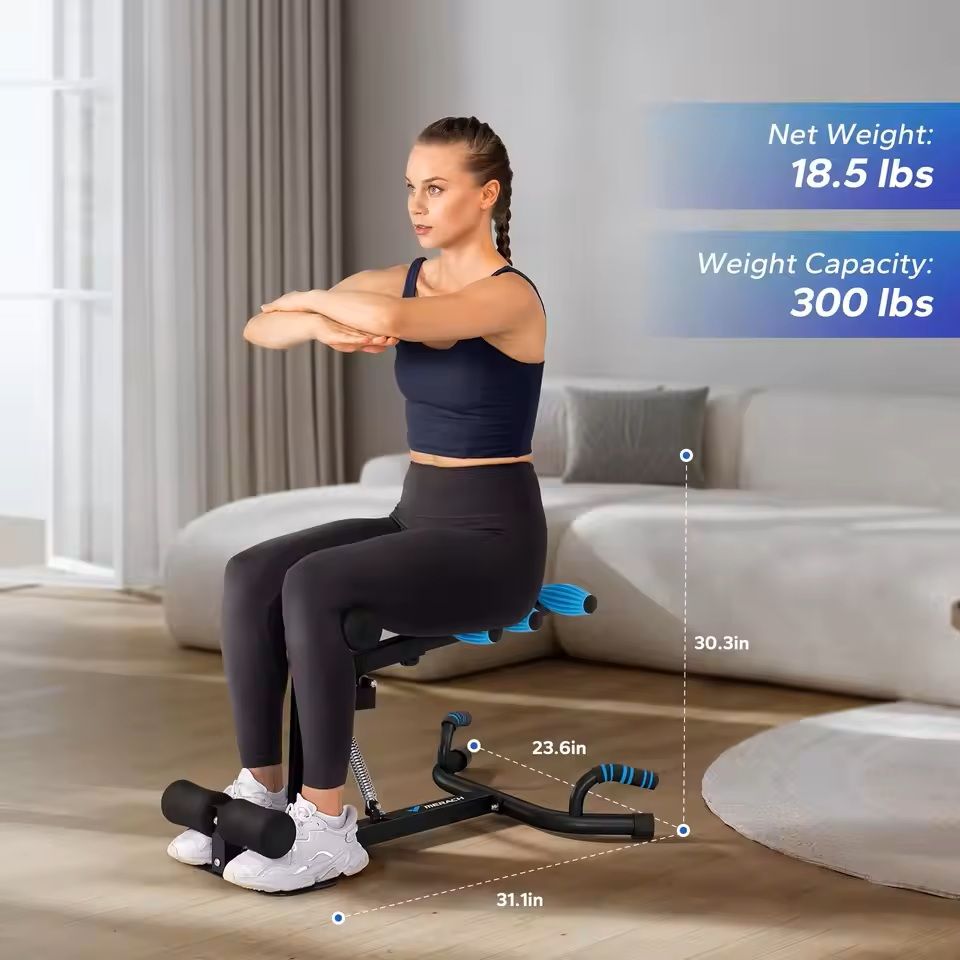 Adjustable Deep Squat Machine Multifunctional Glutes and Core Trainer