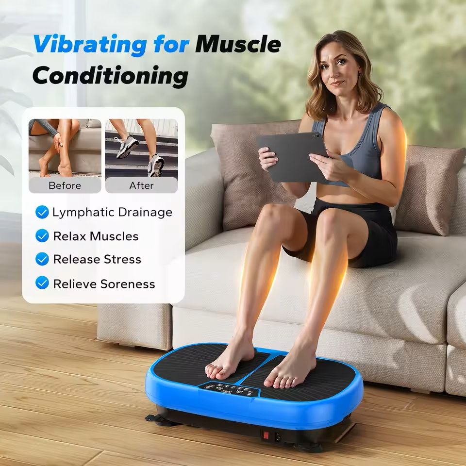 EMS Vibration Plate Exercise Machine for Lymphatic Drainage and Weight Loss