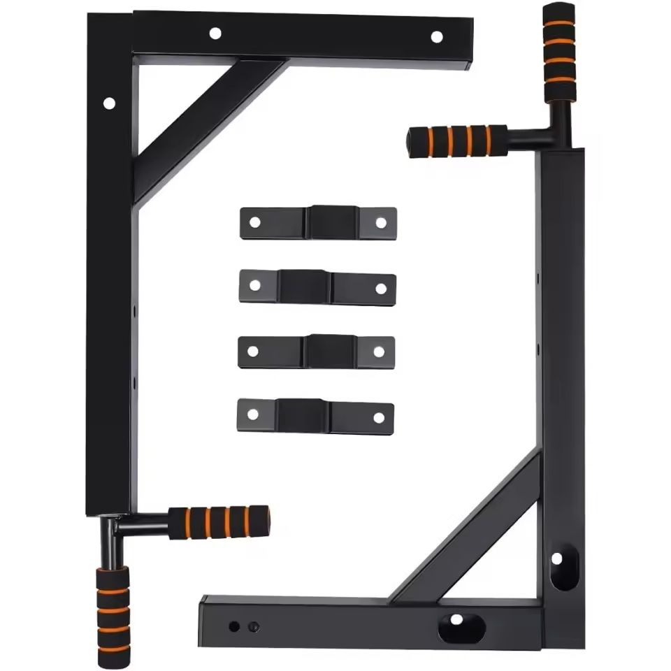 MultiGrip Wall Mount PullUp Bar And Dip Station For Home Fitness 3