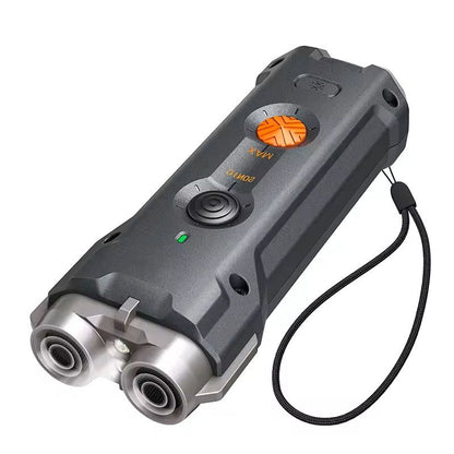 Ultrasonic Dog Repeller with LED Flashlight and Anti-Barking Deterrent