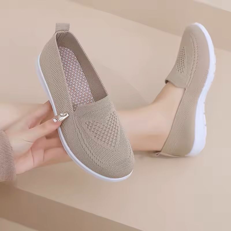 Womens Casual Breathable Chunky Sole Flats for Spring and Summer