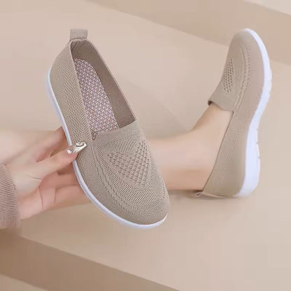 Womens Casual Breathable Chunky Sole Flats for Spring and Summer