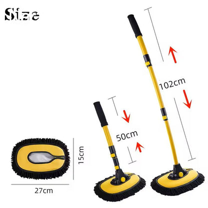 New Car Wash Mop Cleaning Brush With Telescoping Handle 5