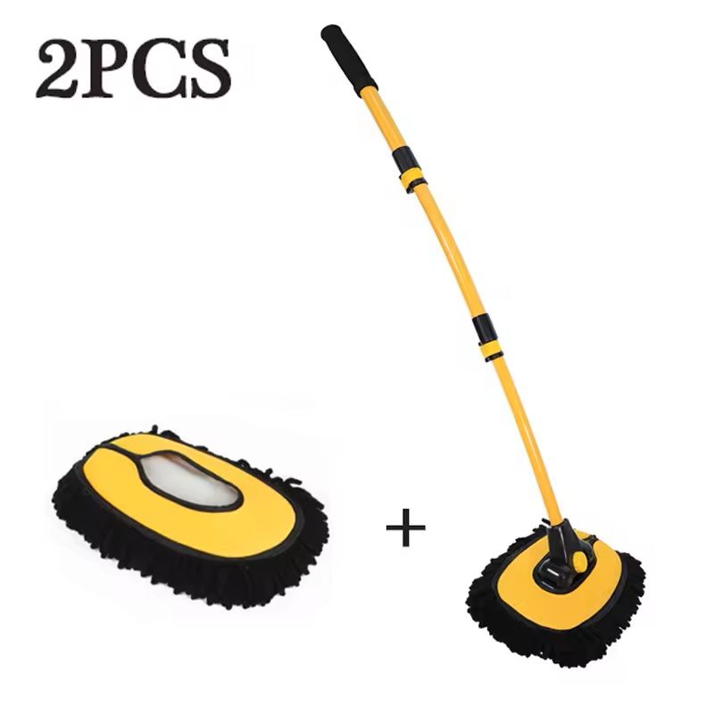 New Car Wash Mop Cleaning Brush With Telescoping Handle 6