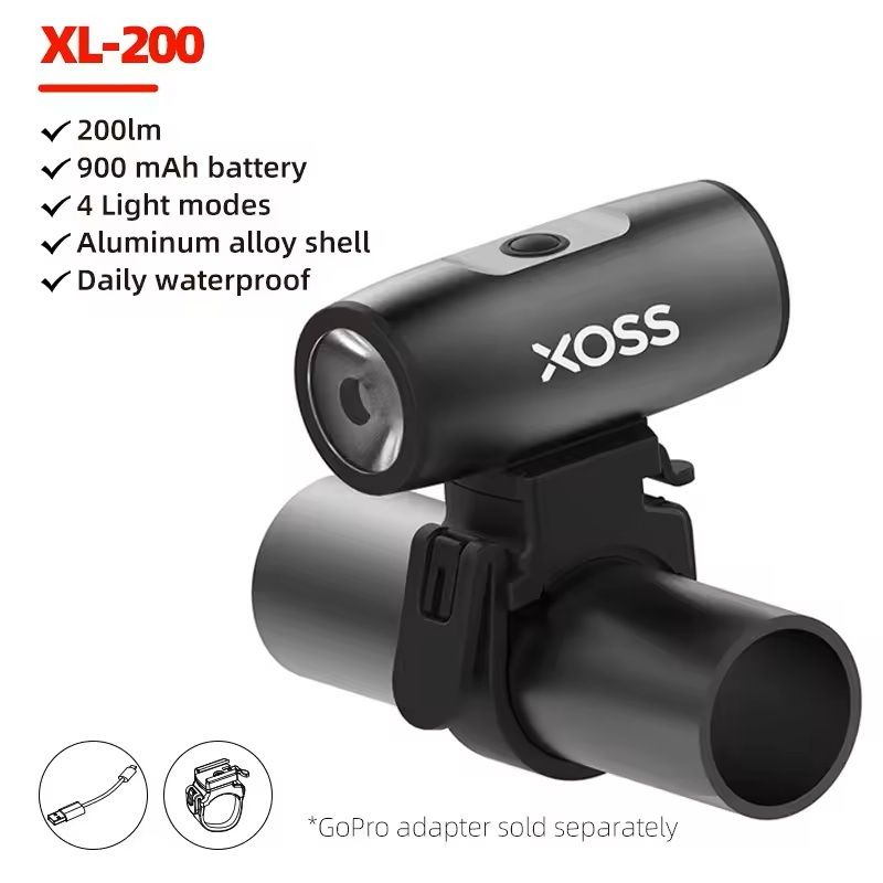 Rechargeable Bike Headlight Waterproof Aluminum Front Lamp 6