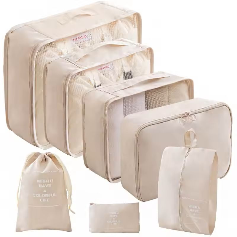 Travel Luggage Organizer Set Packing Cubes And Storage Bags 15