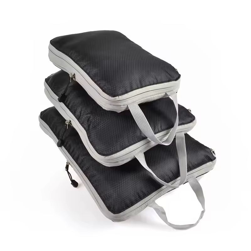 Compressible Travel Packing Cubes Foldable Waterproof Luggage Organizer
