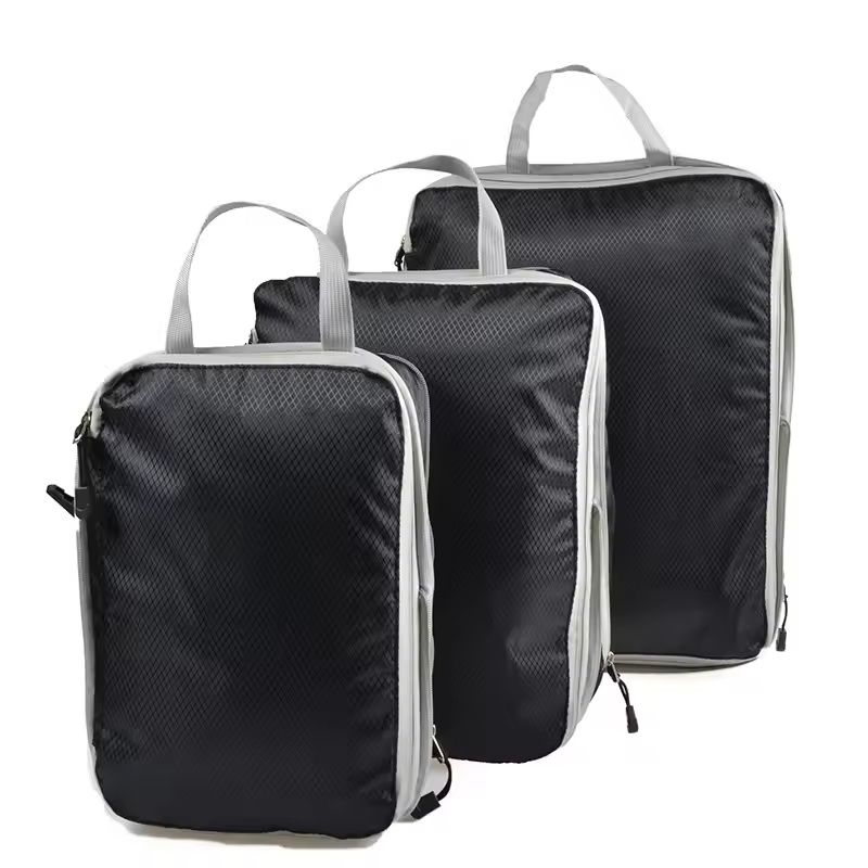 Compressible Travel Packing Cubes Foldable Waterproof Luggage Organizer 1