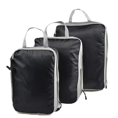 Compressible Travel Packing Cubes Foldable Waterproof Luggage Organizer 1