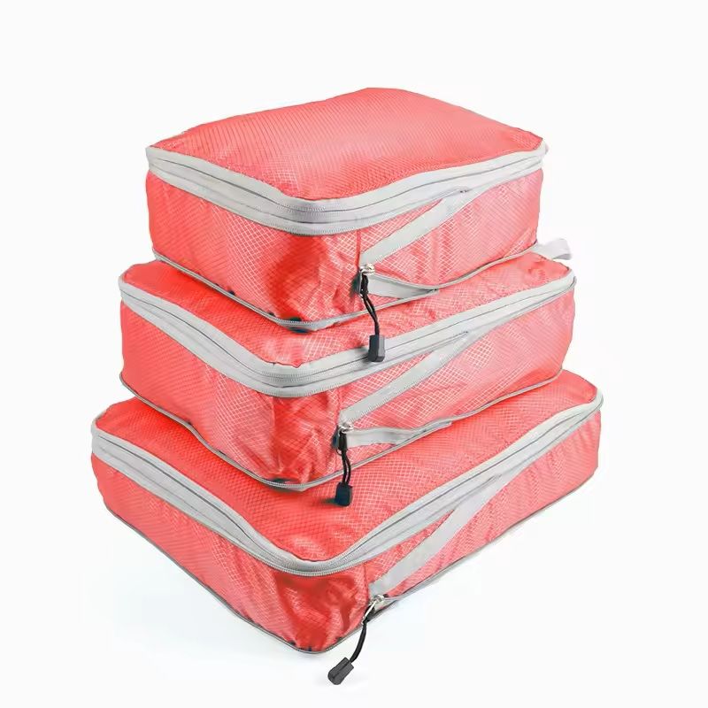 Compressible Travel Packing Cubes Foldable Waterproof Luggage Organizer 7