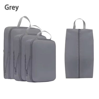 Travel Compression Packing Cubes And Storage Bags Organizer Set 11