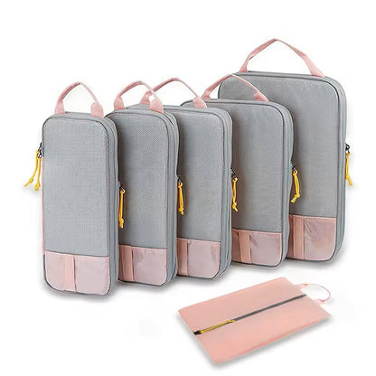 Travel Compression Packing Cubes And Storage Bags Organizer Set 12