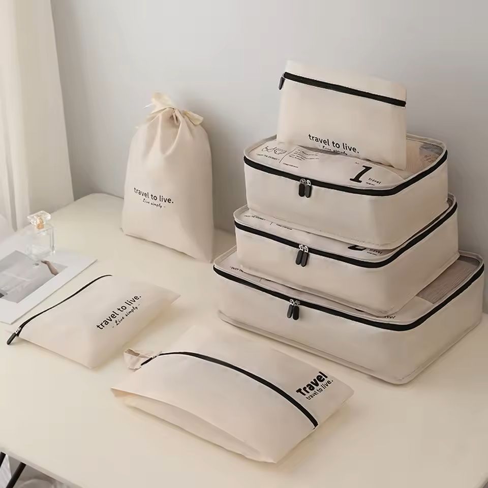 Travel Compression Packing Cubes And Storage Bags Organizer Set 13