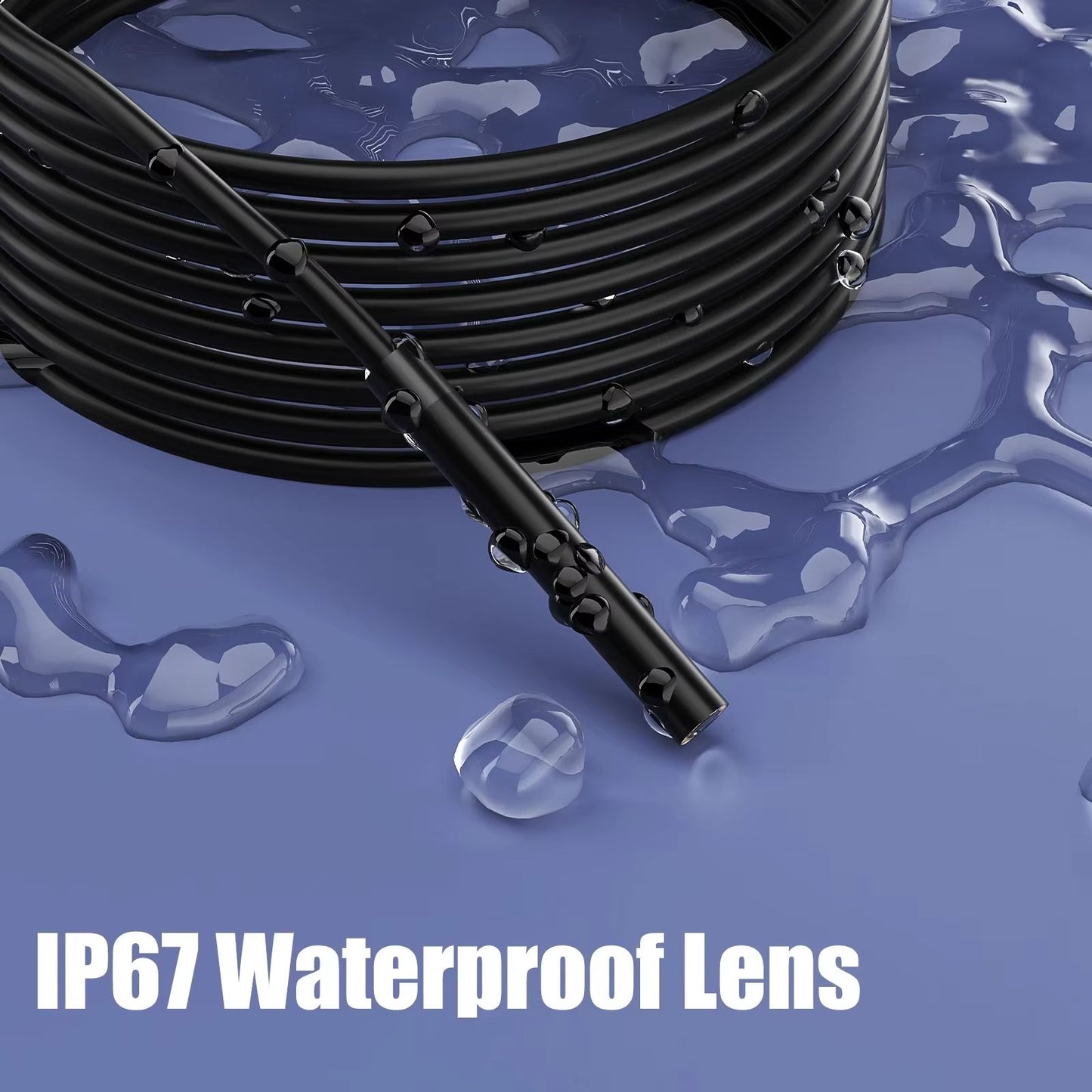 HD 960P Waterproof Inspection Endoscope Camera For IOS With LED Light And Flexible Cable For Car Re 1