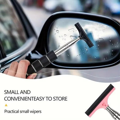 Stainless Steel Extendable Car Rearview Mirror Wiper For Auto Glass And Window Cleaning 10