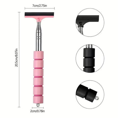 Stainless Steel Extendable Car Rearview Mirror Wiper For Auto Glass And Window Cleaning 7
