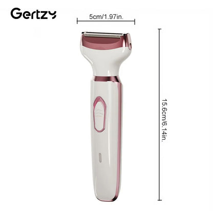 4in1 Rechargeable Electric Razor For Women With Bikini Trimmer Nose Hair Remover And Facial Shaver  2