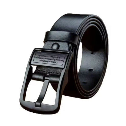 Genuine Leather Cowhide Mens Belt With Metal Alloy Buckle For Casual And Business Wear 7