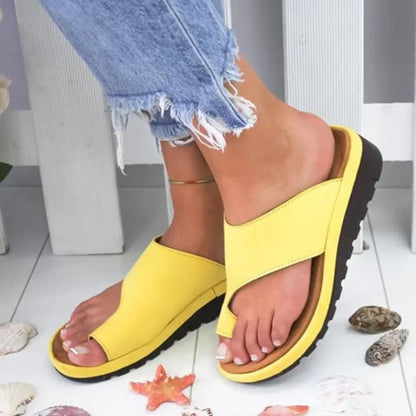 Elegant Wedge Heel Sandals For Women  SoftPlatform Home  Beach Slides 1