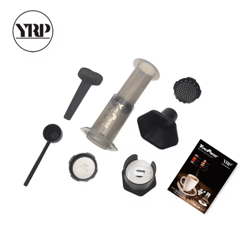 Portable Espresso French Press Coffee Maker With 350 Paper Filters 1