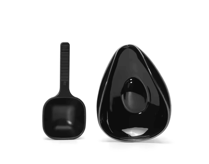 Ceramic Coffee Dosing Cup And Spoon Set For Espresso And Tea Brewing 3