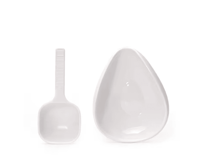 Ceramic Coffee Dosing Cup And Spoon Set For Espresso And Tea Brewing 4