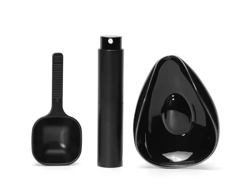 Ceramic Coffee Dosing Cup And Spoon Set For Espresso And Tea Brewing 5