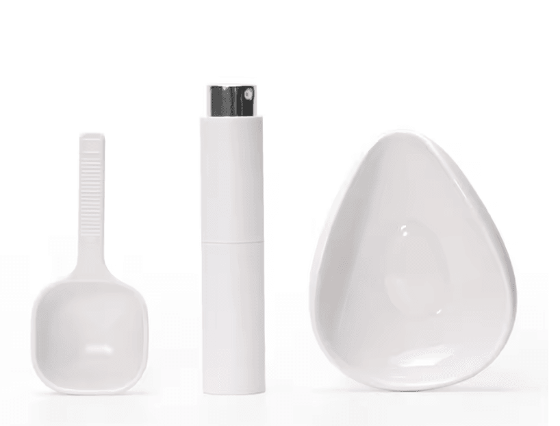 Ceramic Coffee Dosing Cup And Spoon Set For Espresso And Tea Brewing 6