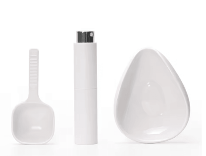 Ceramic Coffee Dosing Cup And Spoon Set For Espresso And Tea Brewing 6