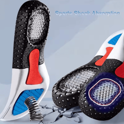 Memory Foam Orthopedic Insoles with Gel Arch Support for Running and Daily Comfort