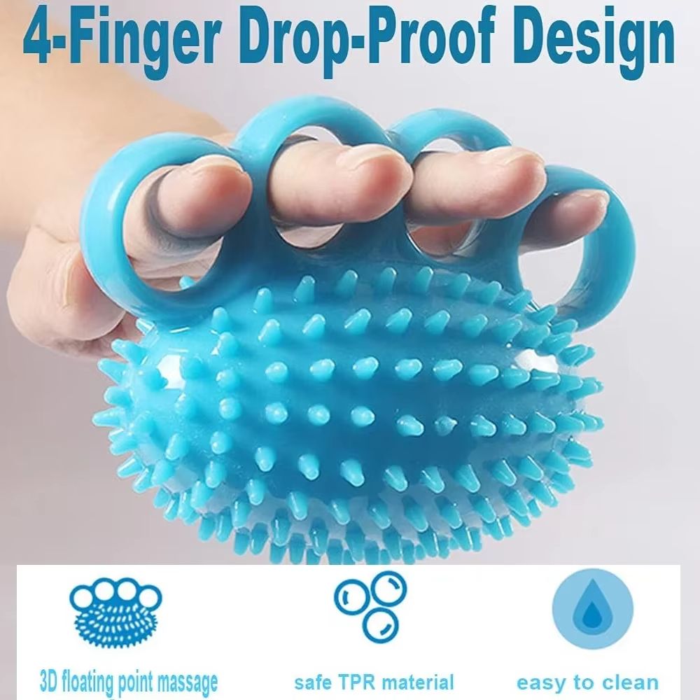 Hand Grip Strengthener And Finger Exerciser Ball For Therapy And Recovery 0