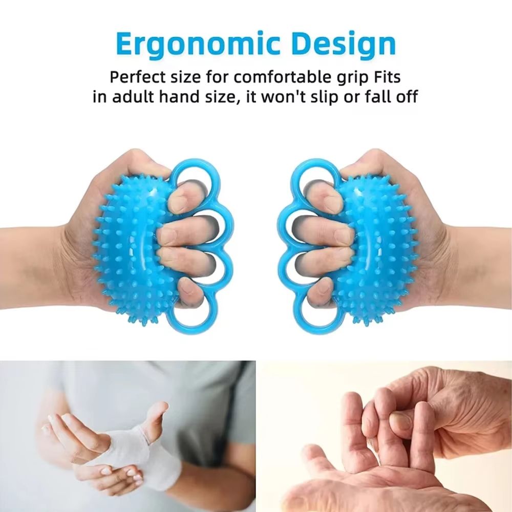 Hand Grip Strengthener And Finger Exerciser Ball For Therapy And Recovery 5