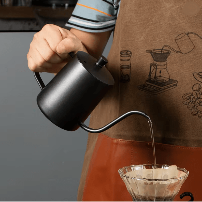 Stainless Steel Gooseneck Coffee Kettle For Barista Precision Pouring 1